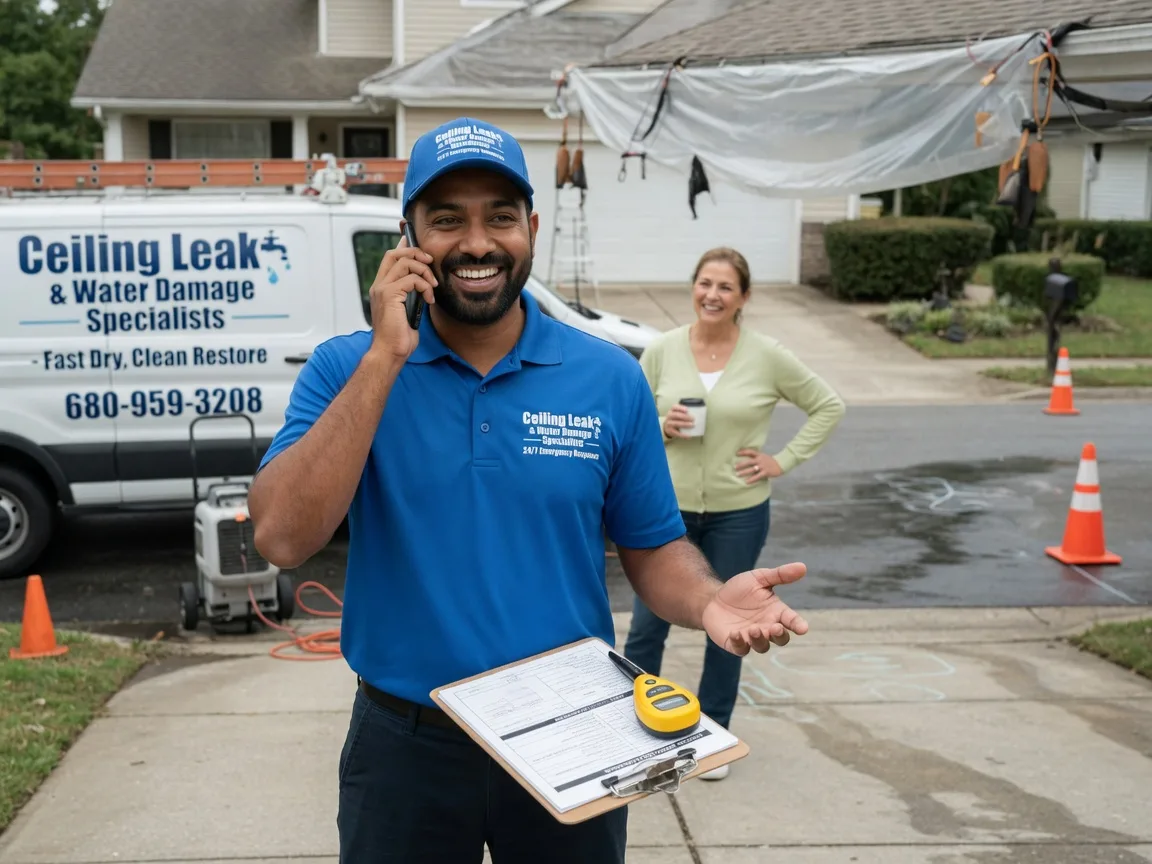Ceiling Leak Cleanup Dunlo, PA FAQs